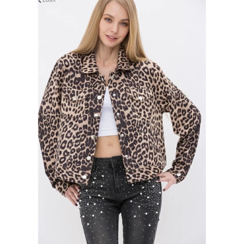 Vocal Animal Boxy Jacket Size L NWT
